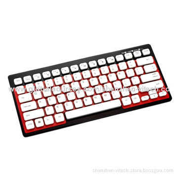 Wireless Mini Keyboard, Fashionable and Practical Design, Supports Several Languages